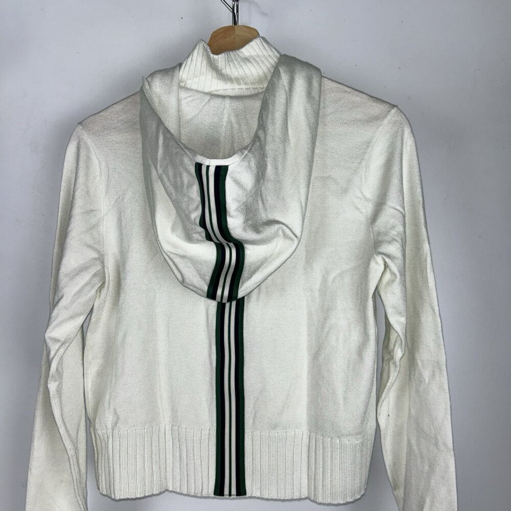 Under Armour Womens White UA Premier Full Zip Court Hoodie Reversible Size M